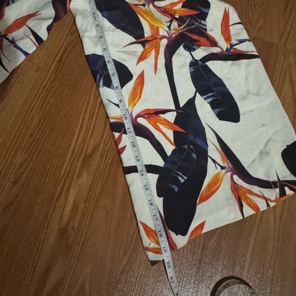 Kookai Paradise Culottes Designer Silk Cropped Wide Leg Dress Pants Bohemian - Picture 15 of 15